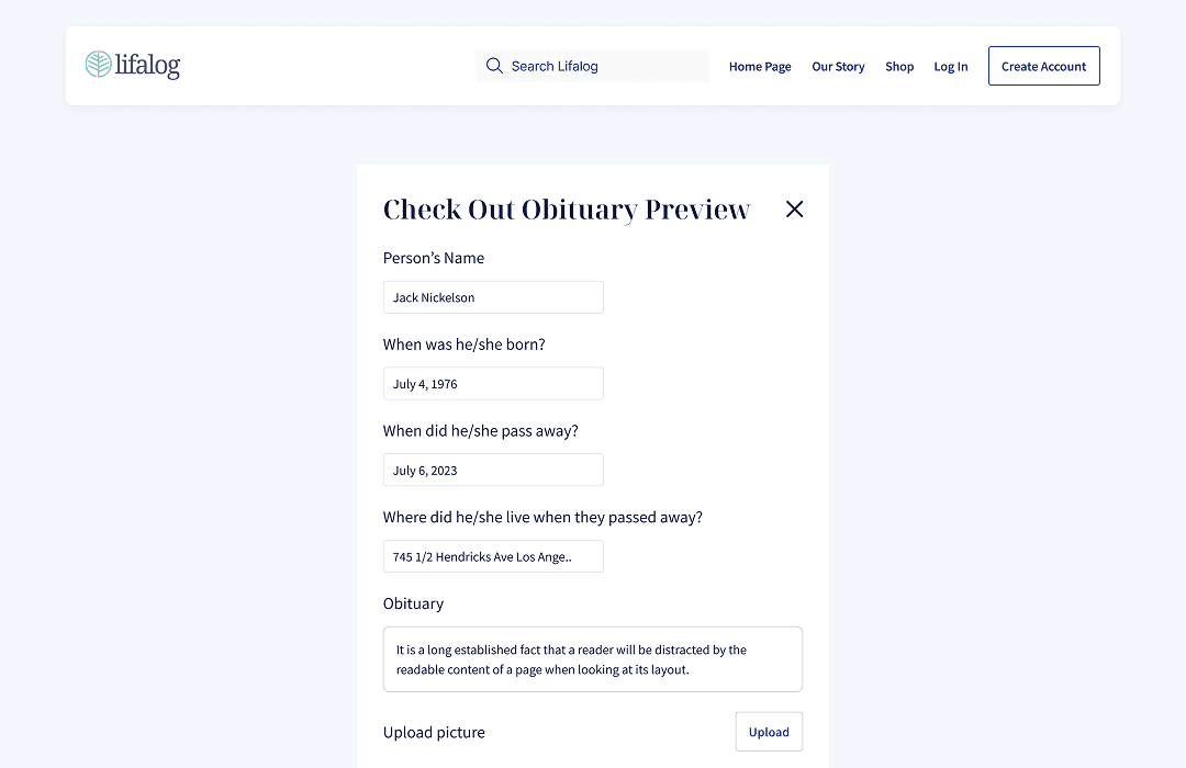 Lifalog screenshot 4