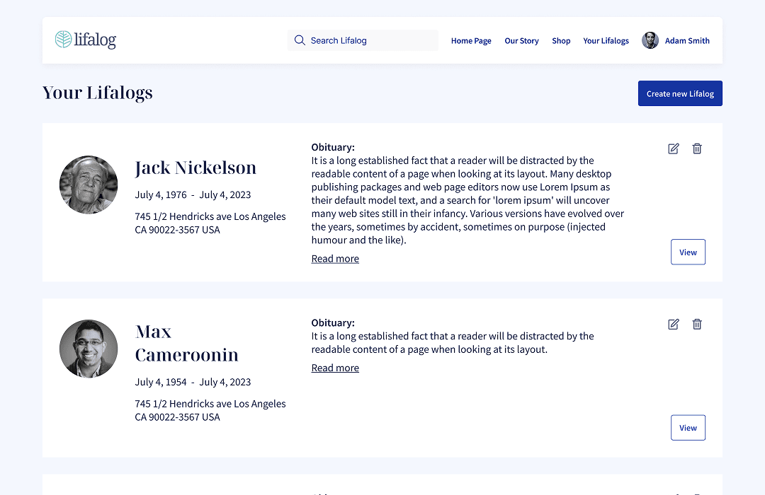 Lifalog screenshot 6