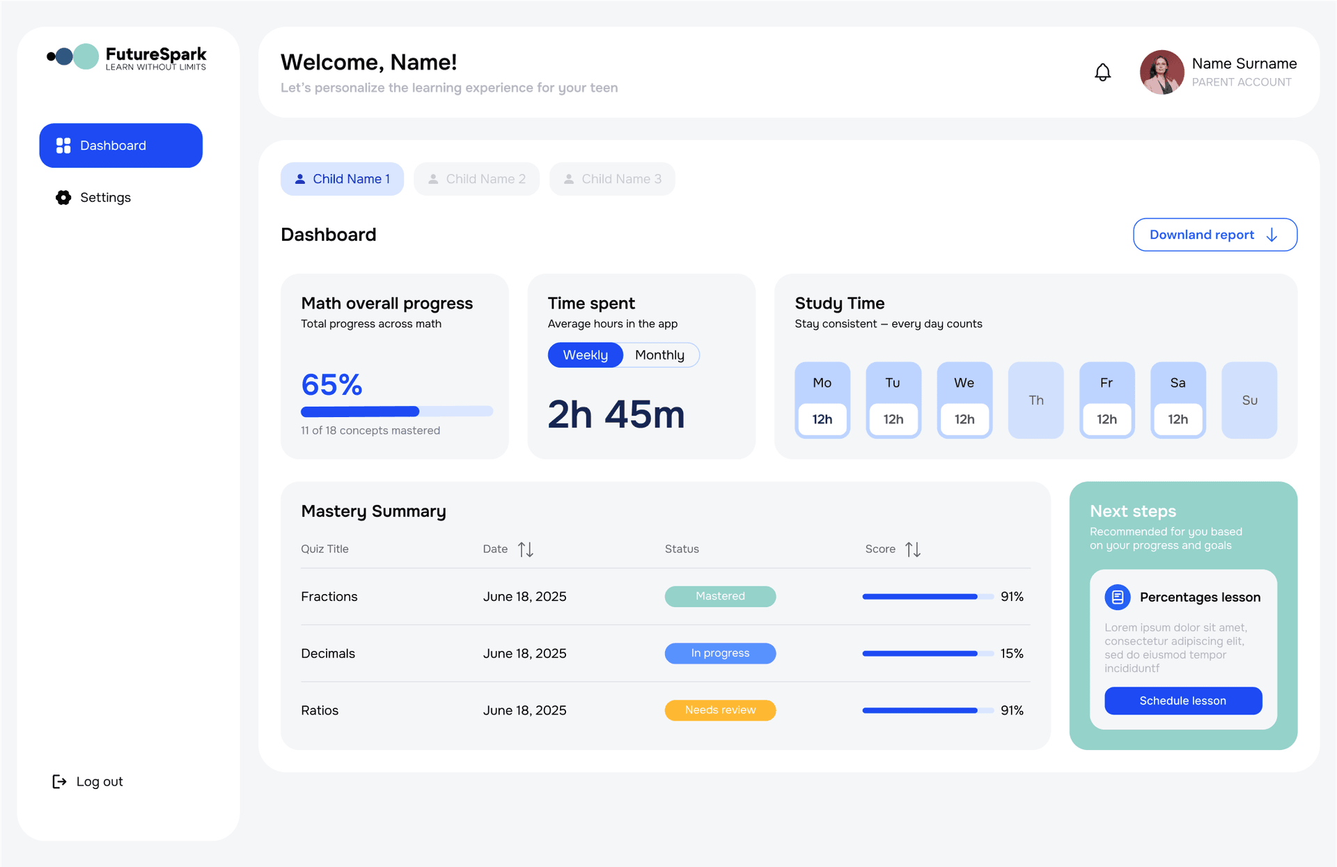 FutureSpark screenshot 1