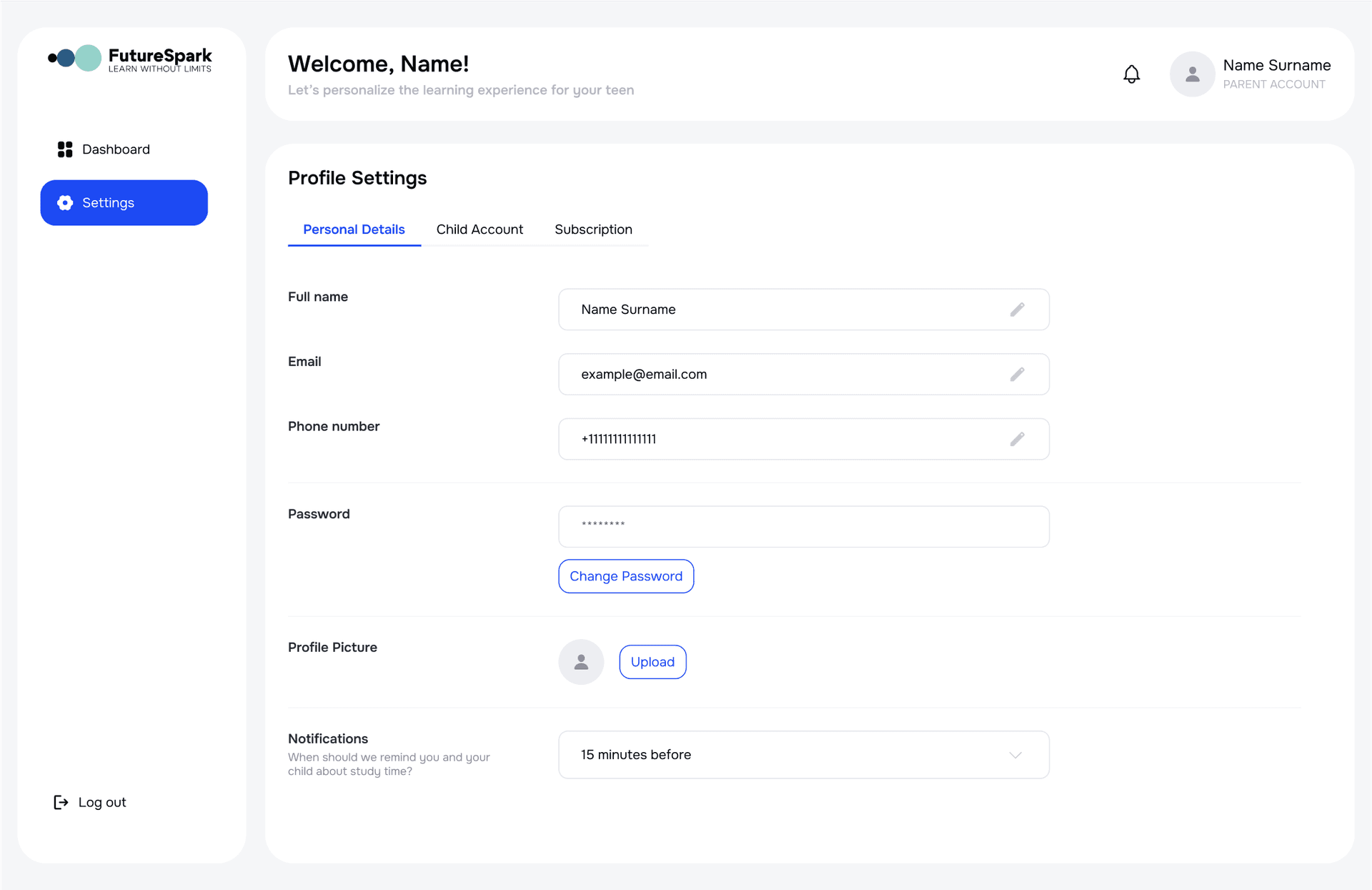 FutureSpark screenshot 2
