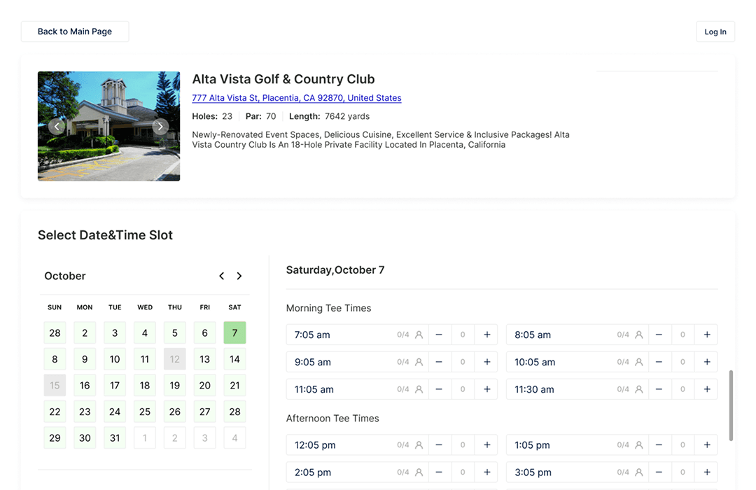 JLS Golf screenshot 3