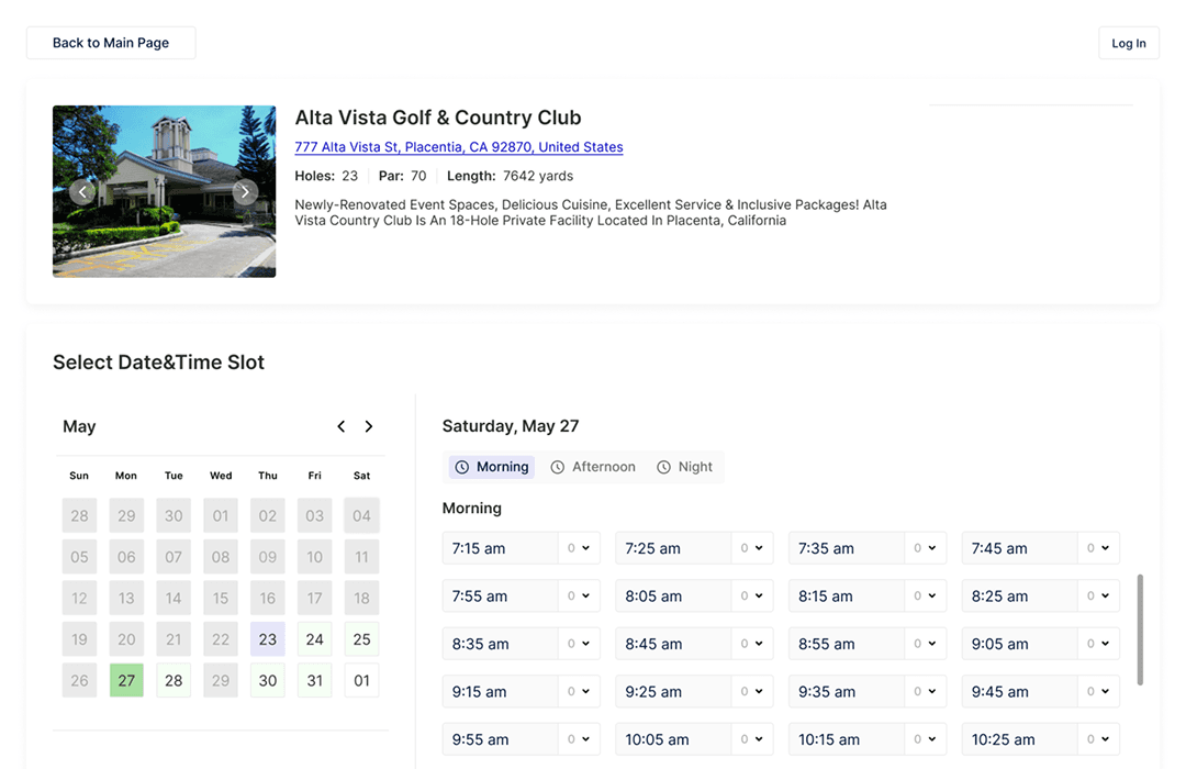 JLS Golf screenshot 5