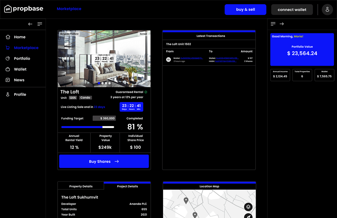 Propbase screenshot 2