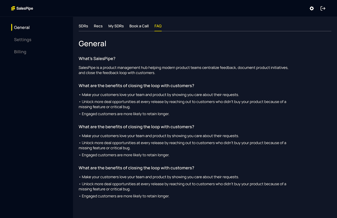 SalesPipe screenshot 1