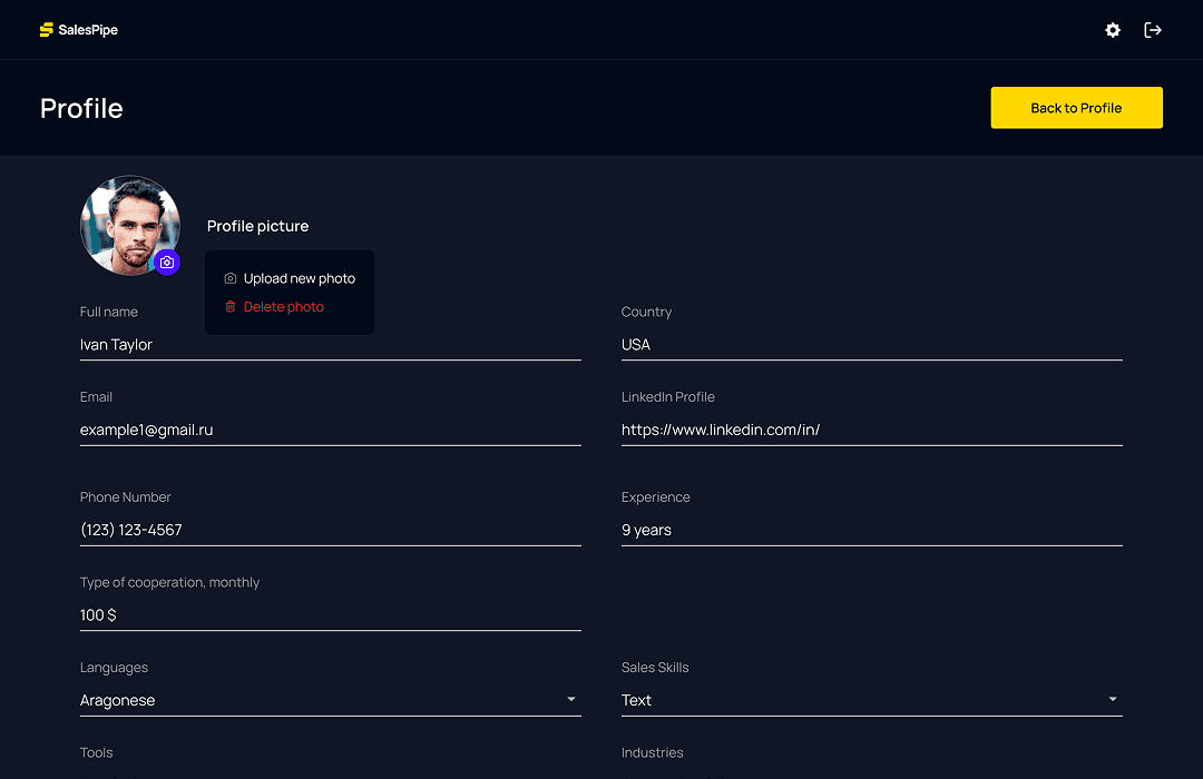 SalesPipe screenshot 5